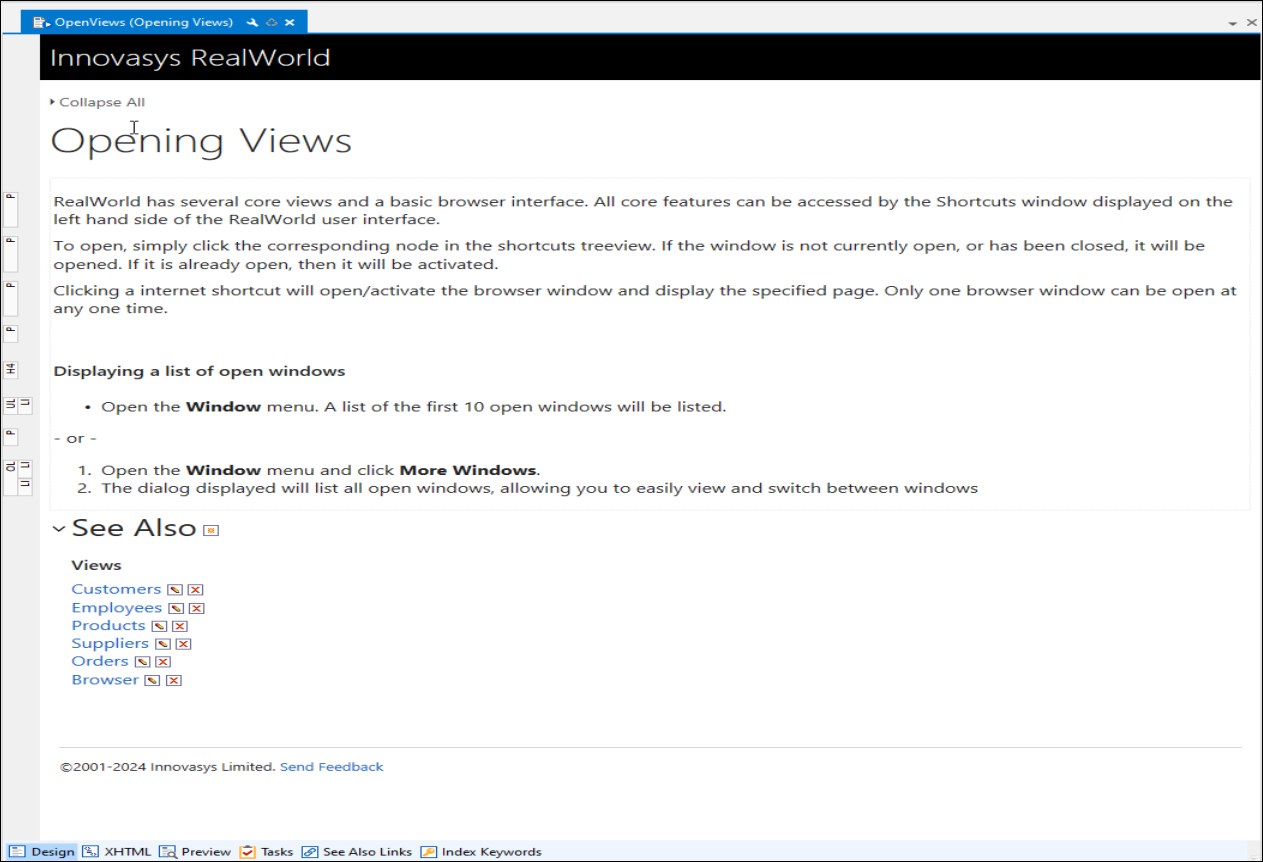 User Interface - Overview