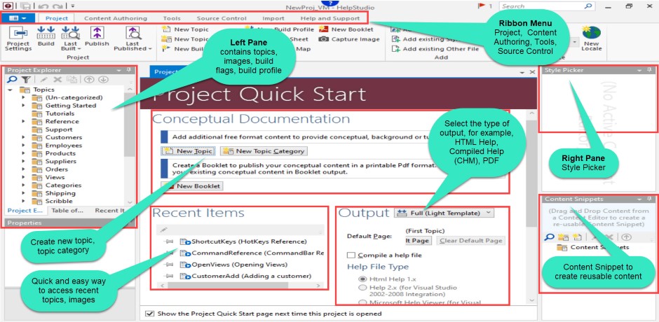 Getting Started - HelpStudio
